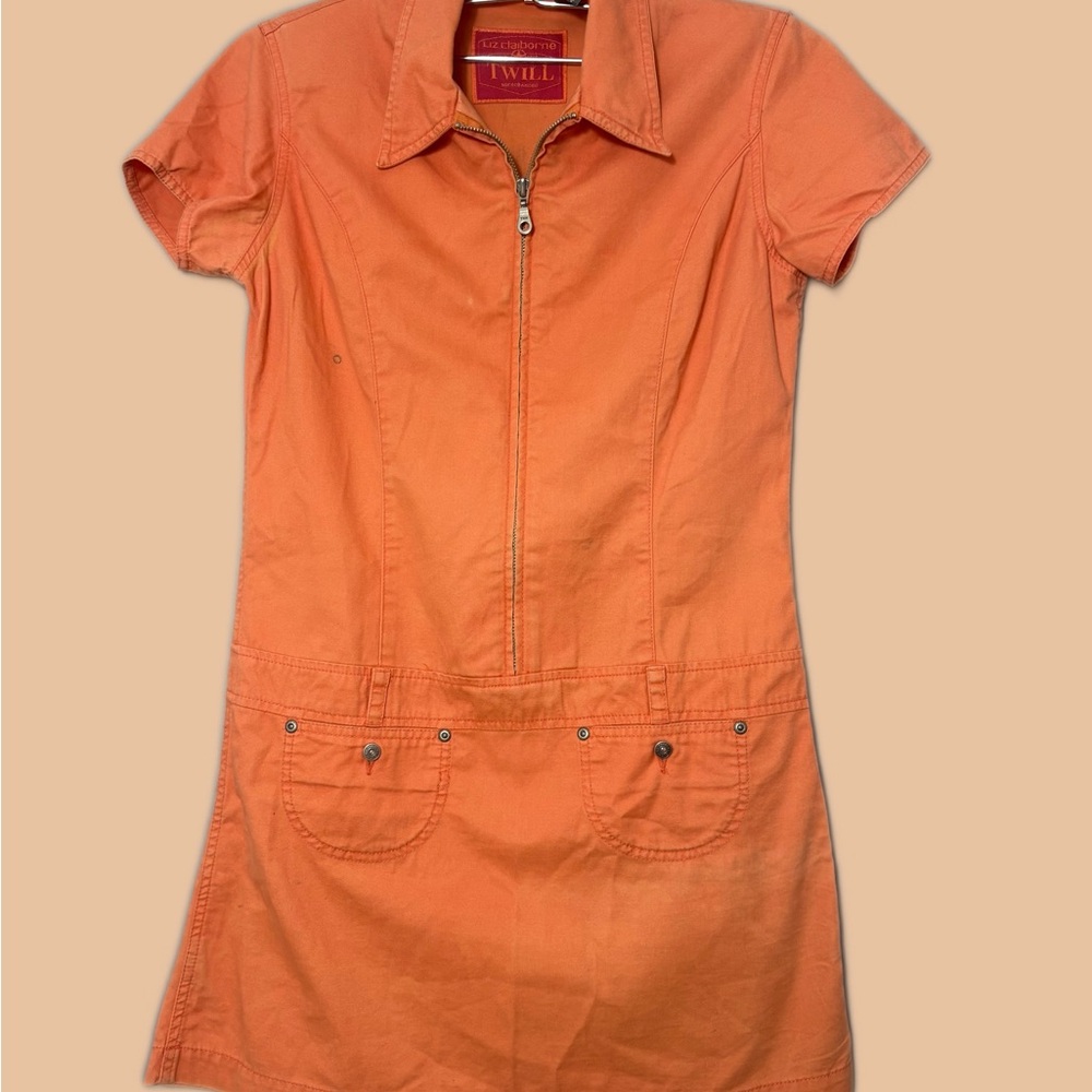 rare Vintage 90s liz claiborne Women’s Jumpsuit Orange Size 4